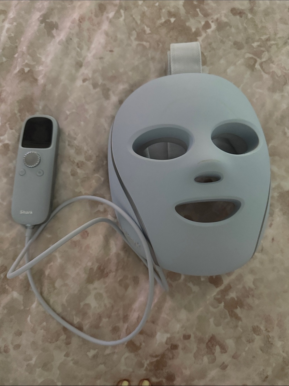 Shark LED Light Therapy Face Mask - Light Gray